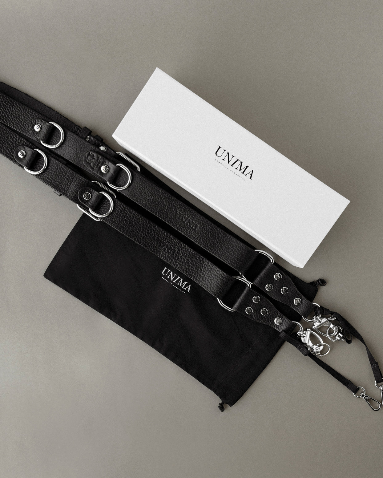 Bison Leather Double Strap
